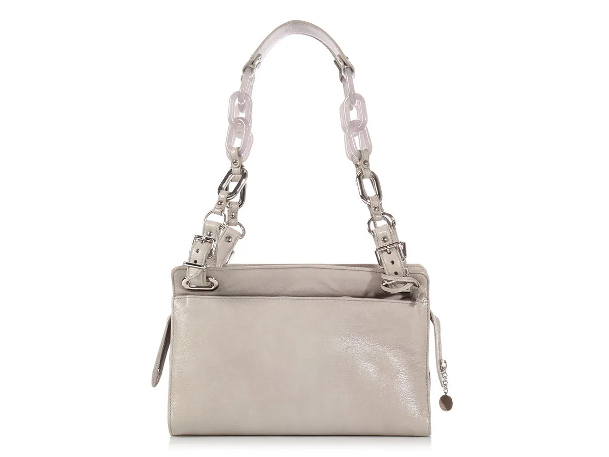 Balenciaga Gray Cherche Midi Satchel