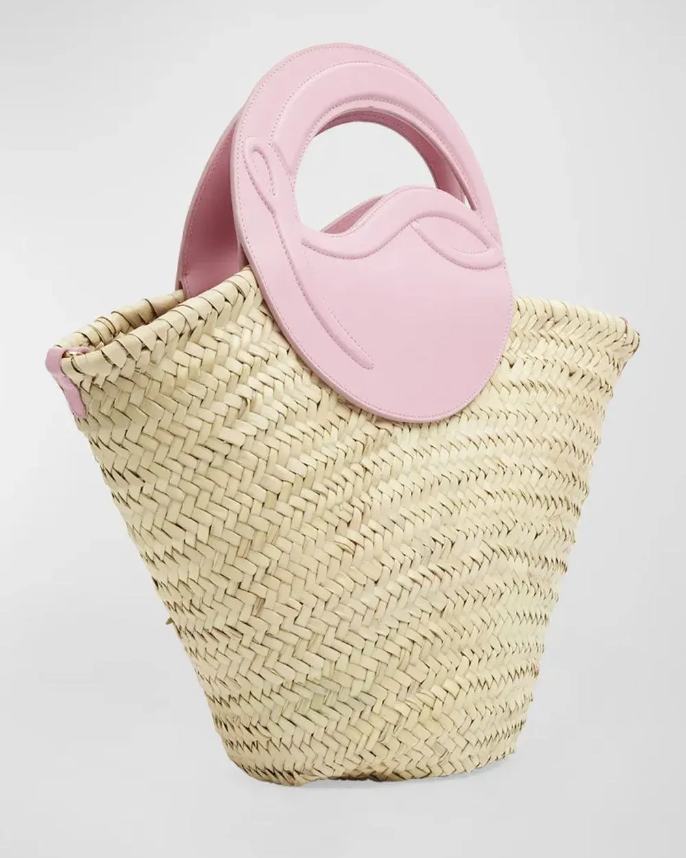 Biloumoon Basket Tote in Pink