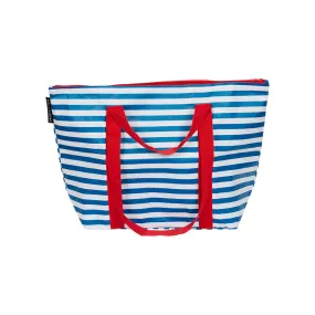 Breton Stripe Zip Medium Tote