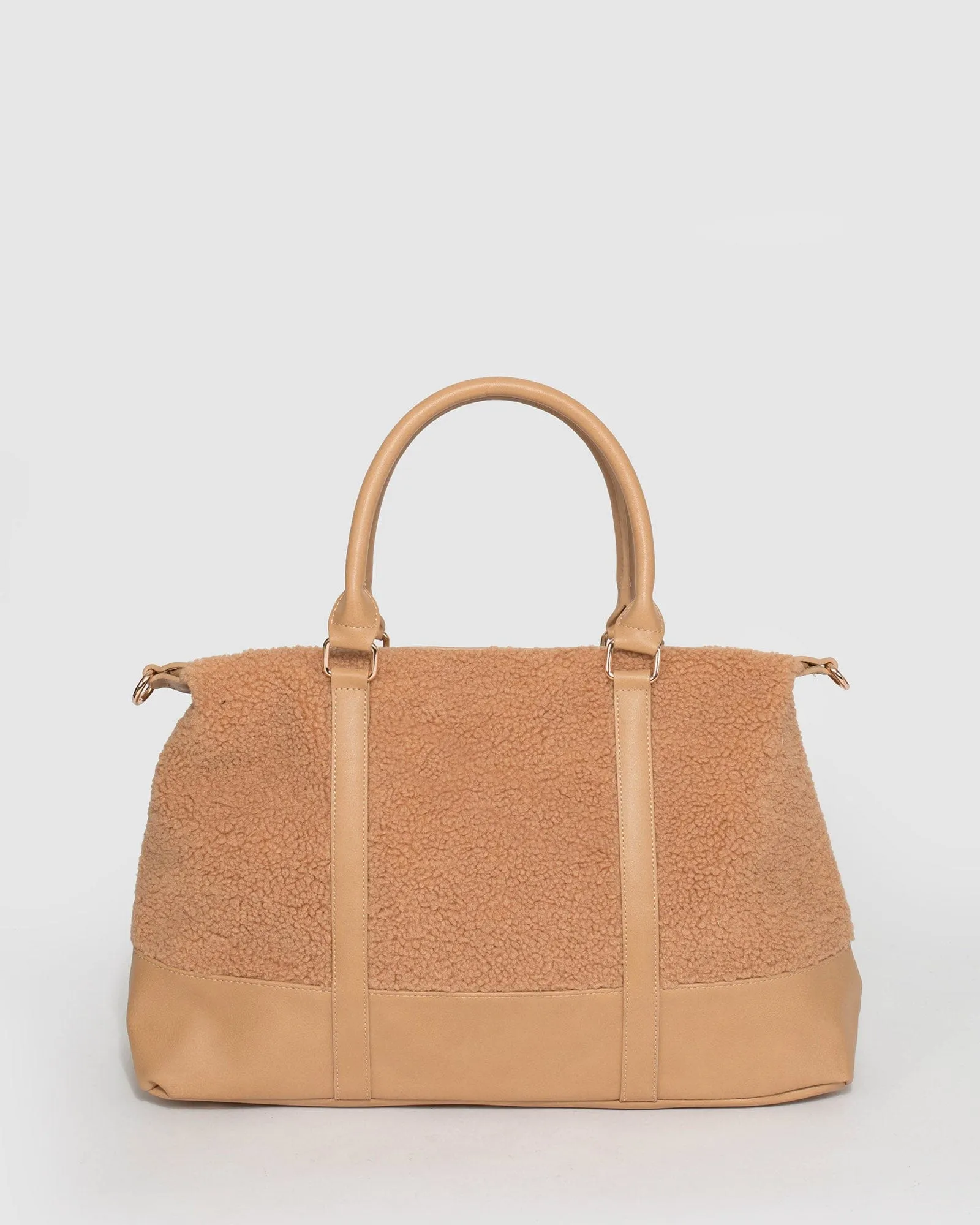 Caramel Jojo Tassel Overnight Bag