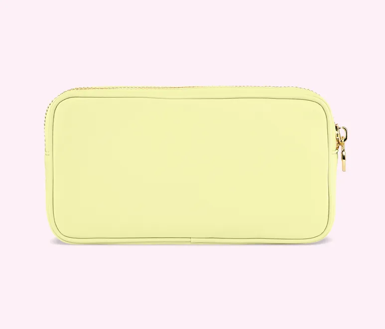 CLEAR FRONT SMALL POUCH - BANANA