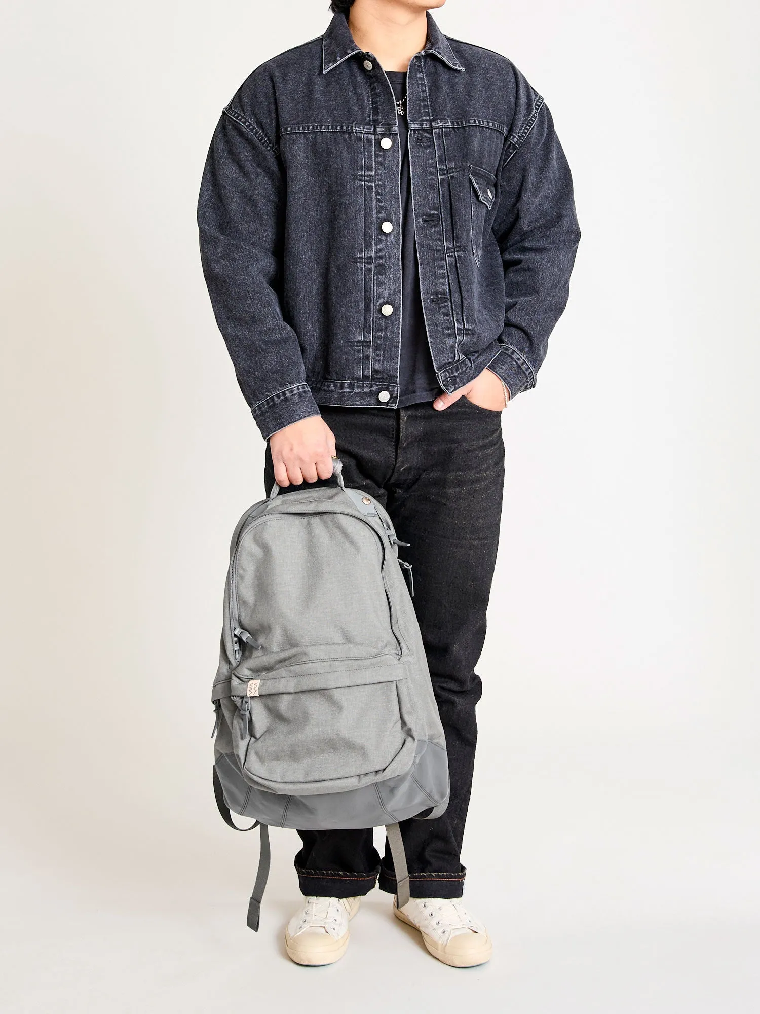 Cordura 22L Backpack in Grey Lambskin