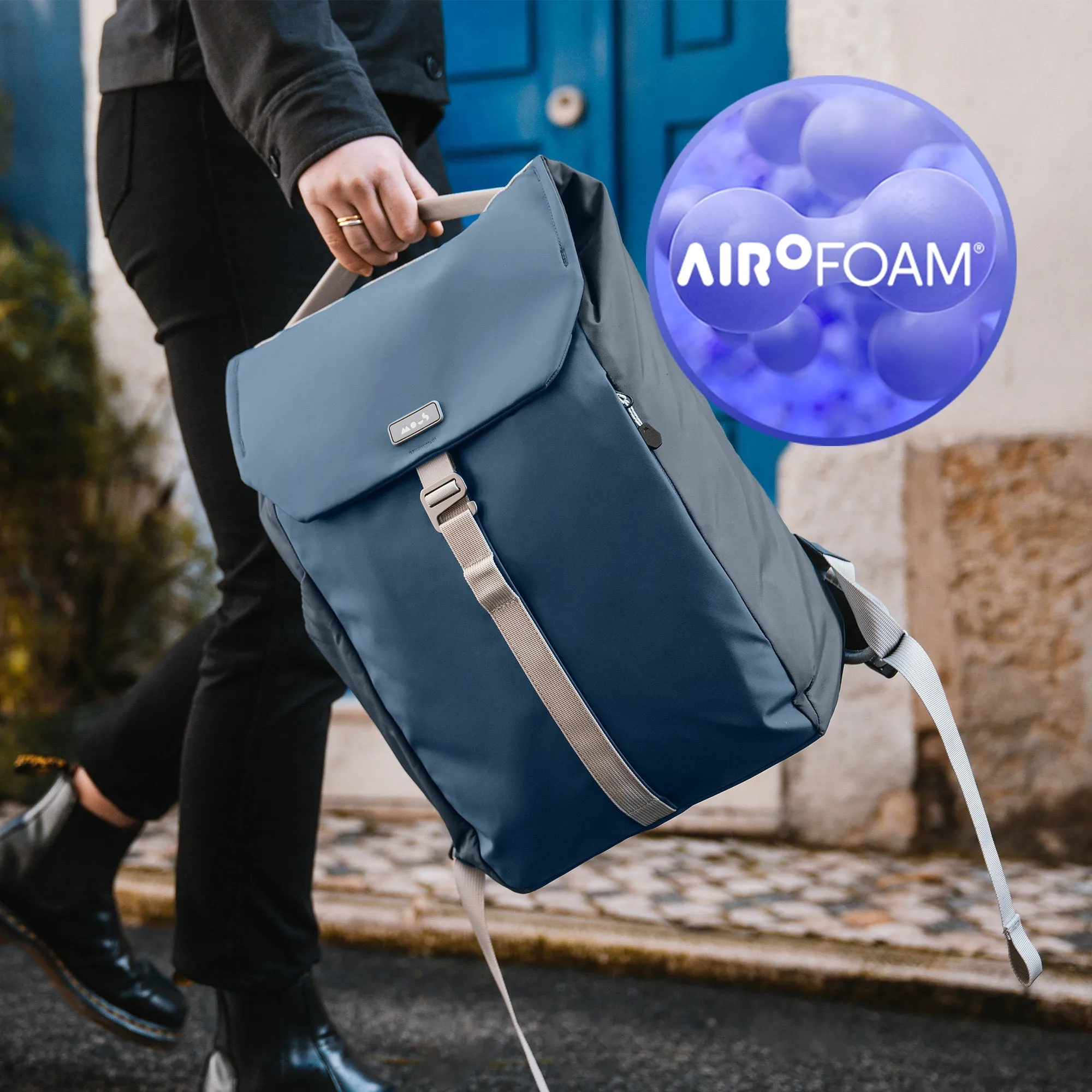 Day Backpack with AiroFoam® - Marine