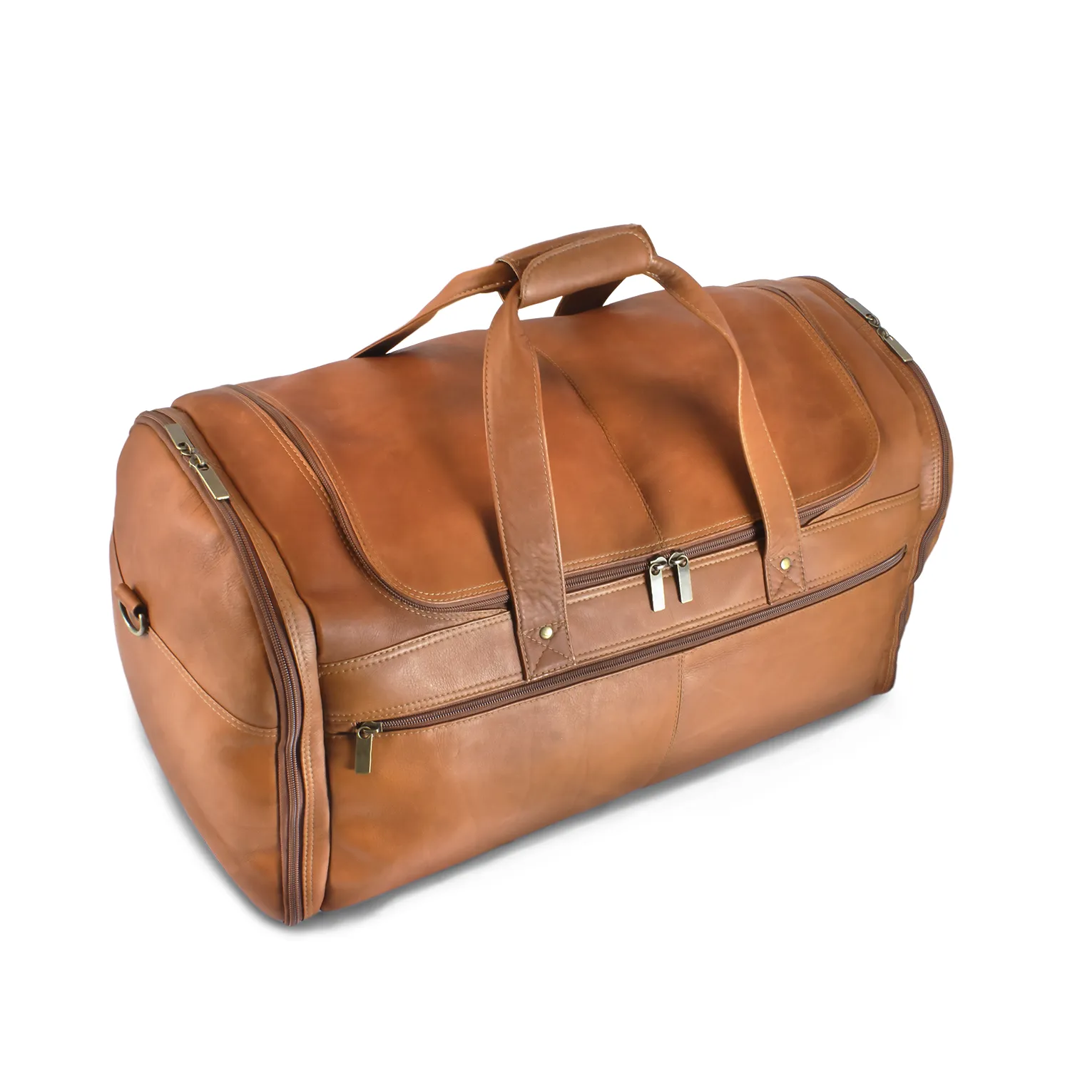 DayTrekr Leather Deluxe Duffel