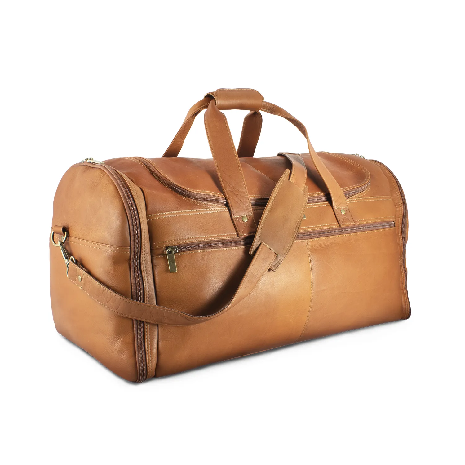 DayTrekr Leather Deluxe Duffel