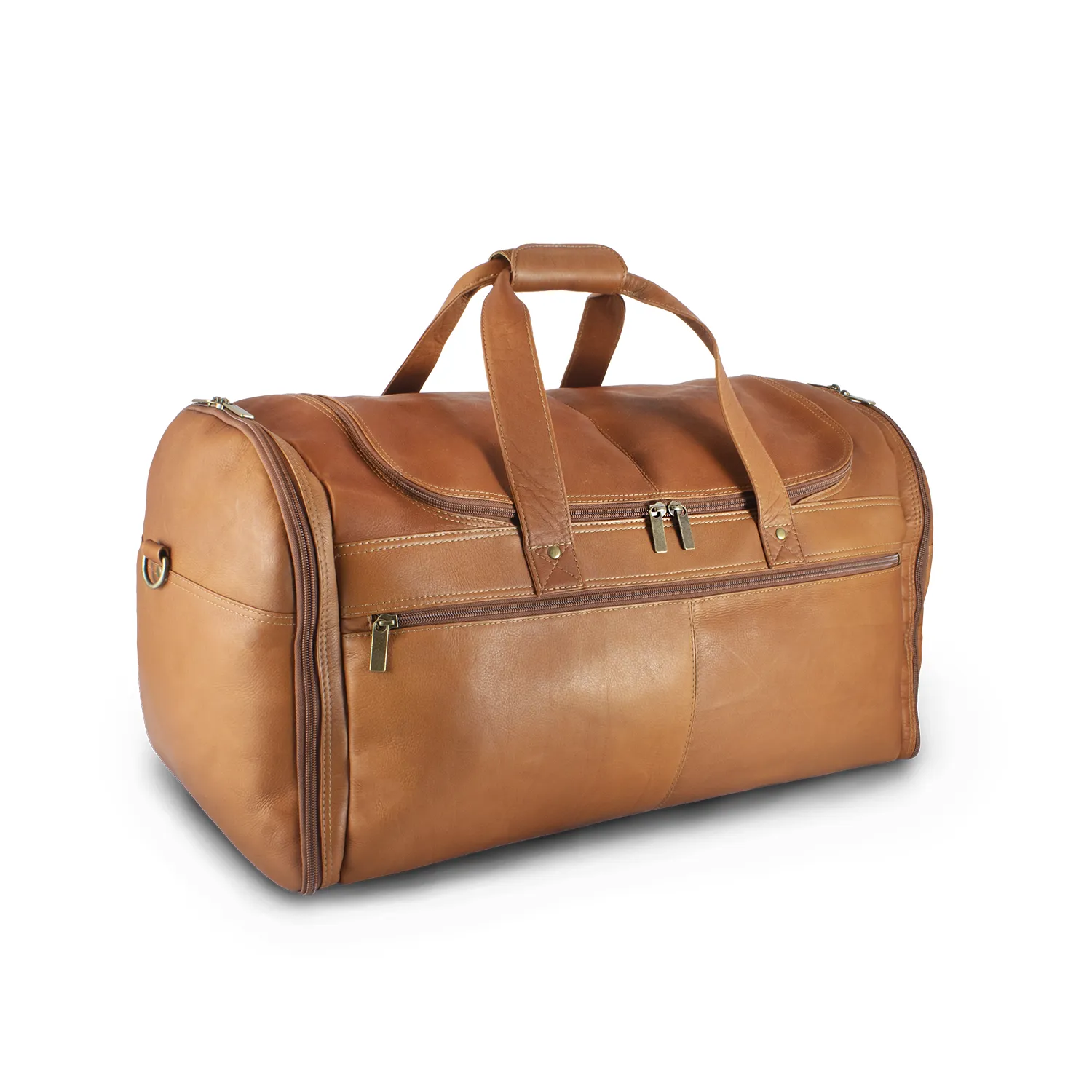 DayTrekr Leather Deluxe Duffel