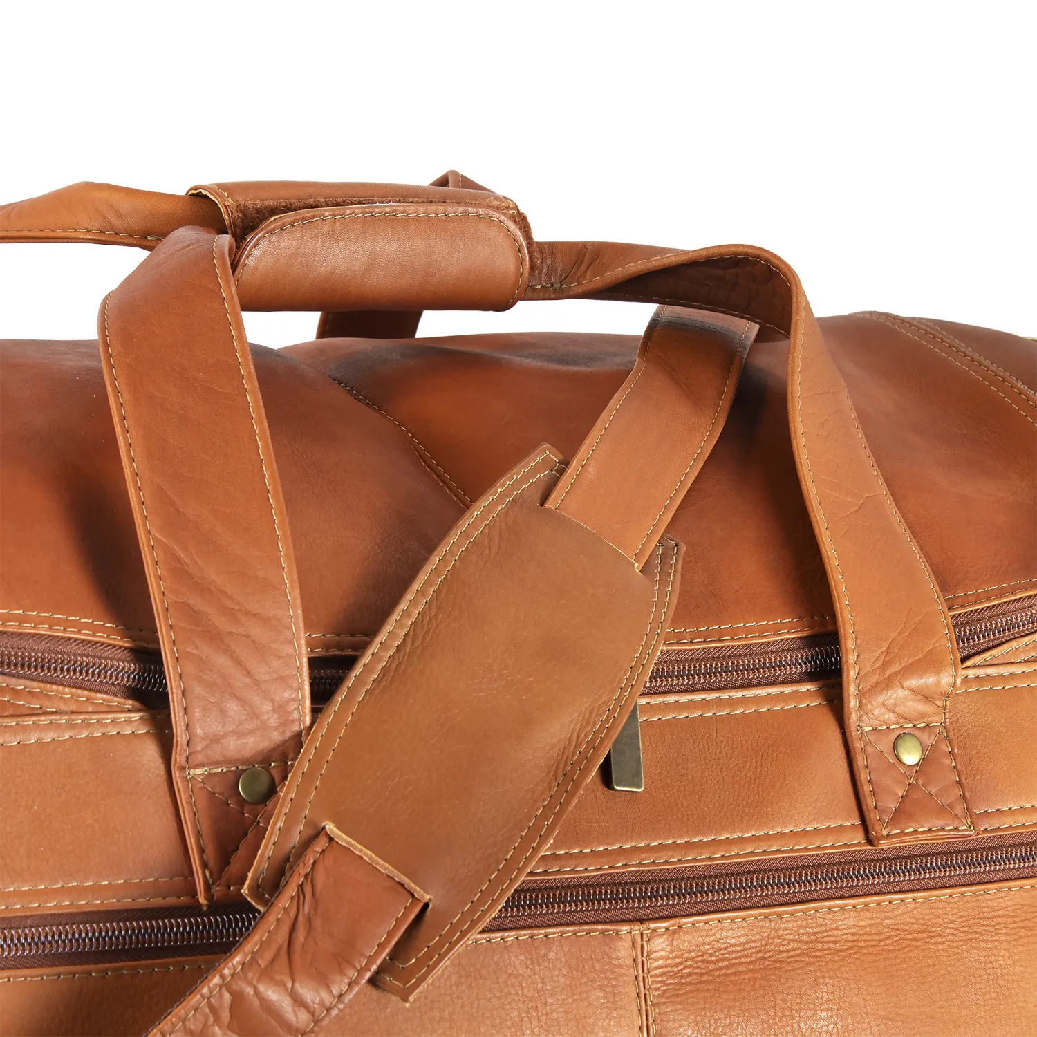 DayTrekr Leather Deluxe Duffel