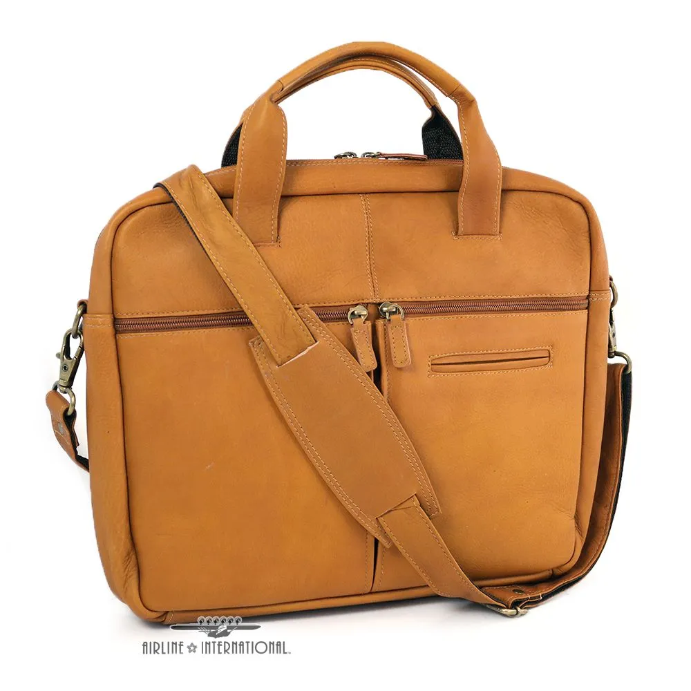 DayTrekr Leather Slim Laptop Brief