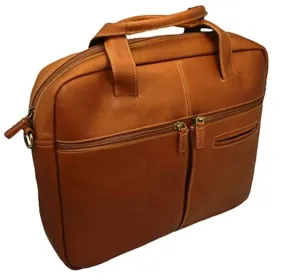 DayTrekr Leather Slim Laptop Brief