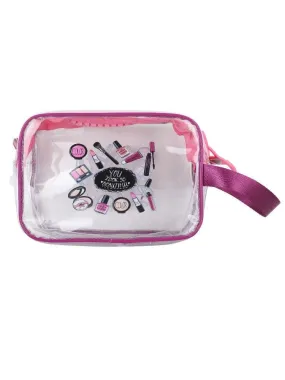 FabSeasons Purple Transparent Handy Toiletry, Travel, Makeup Pouch