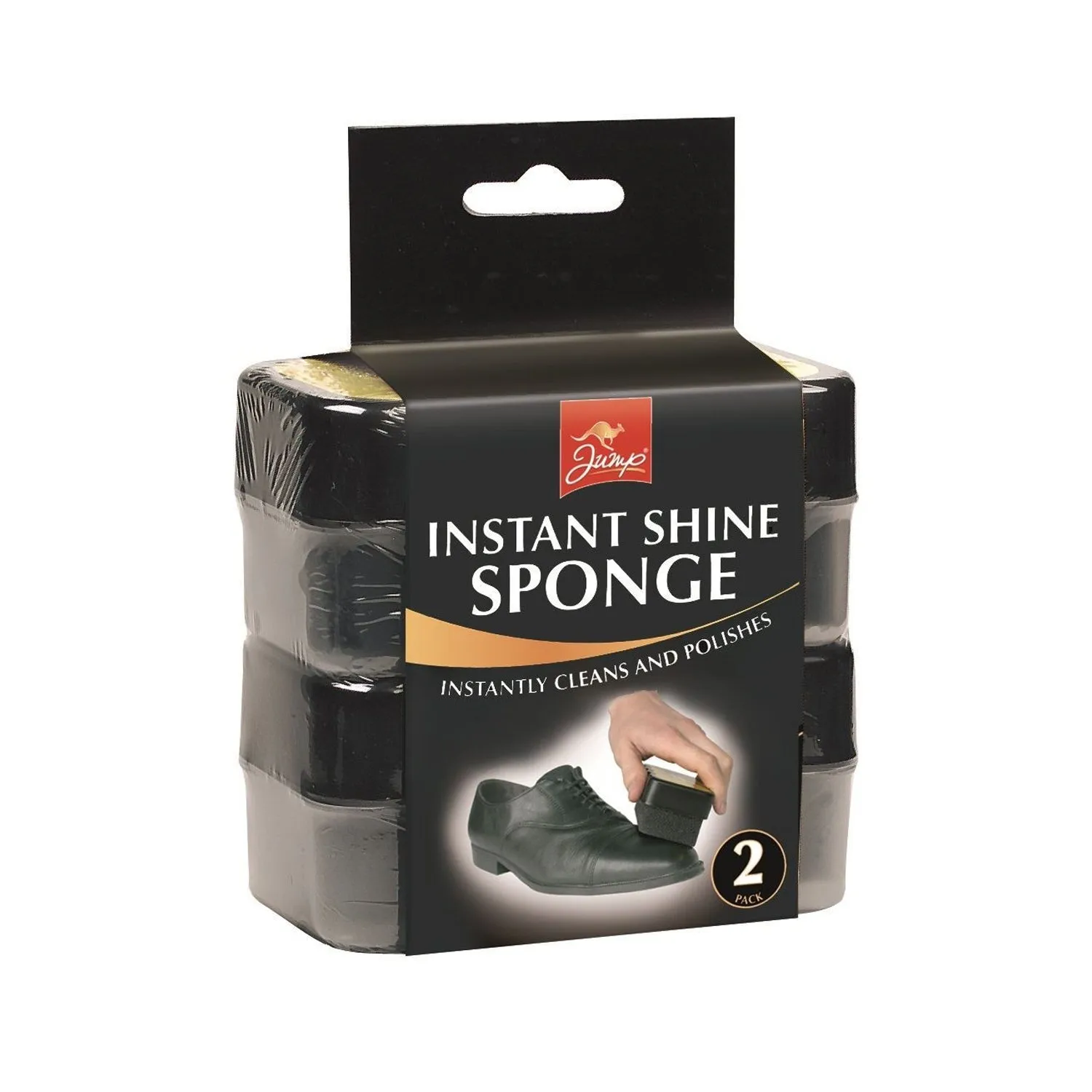 Instant Shoe Shine Sponge Pack of 2