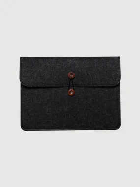 Laptop Case, Felt, Dark Grey, 12/13.3/15.4 Inch