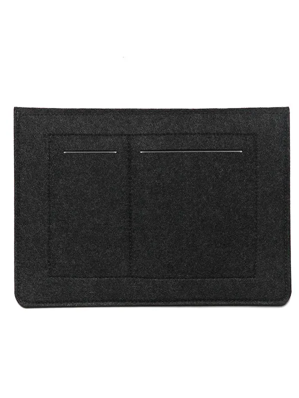 Laptop Case, Felt, Dark Grey, 12/13.3/15.4 Inch