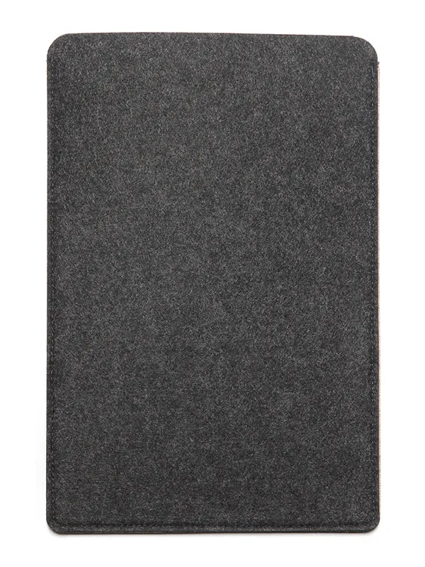 Laptop Sleeve, Felt, Dark Grey