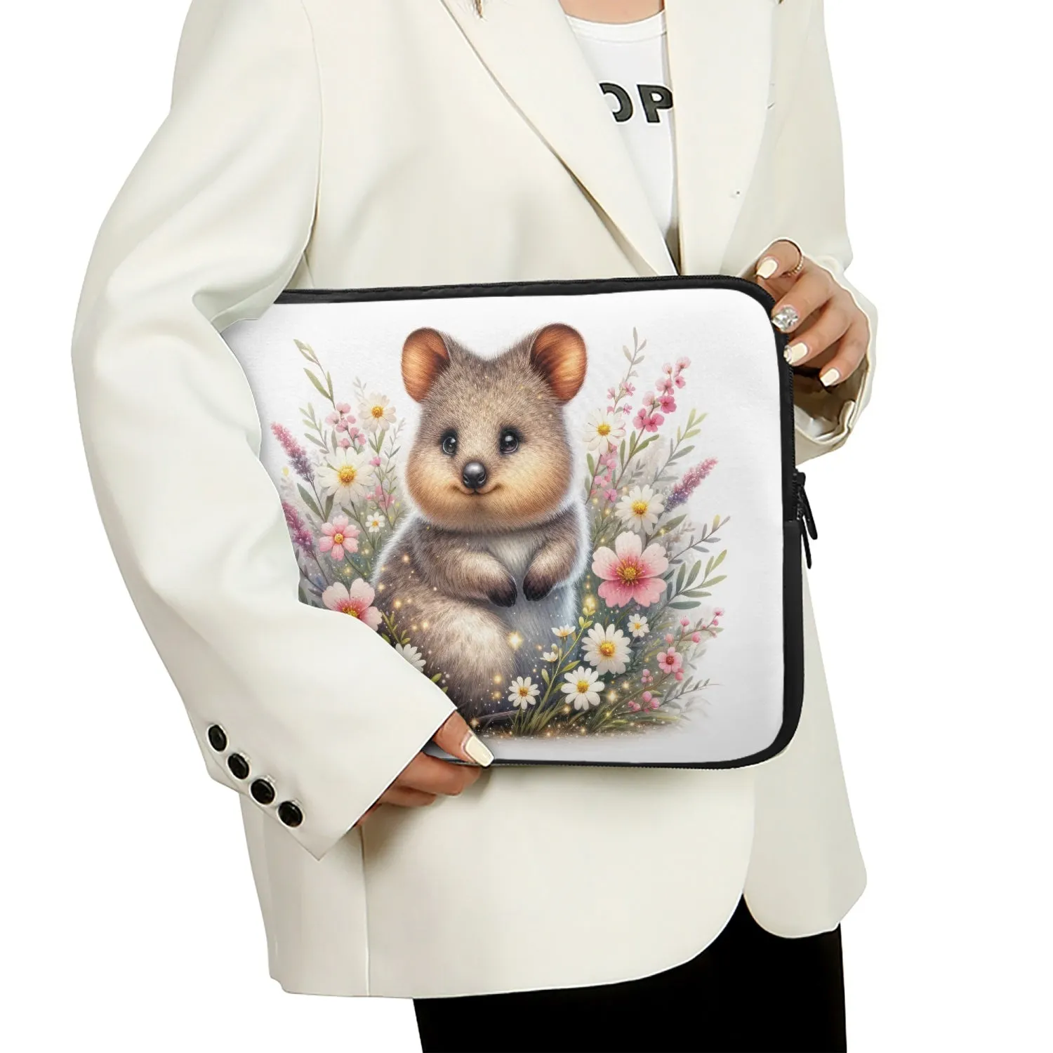 Laptop Sleeve - without handles - Australian Animals - Quokka