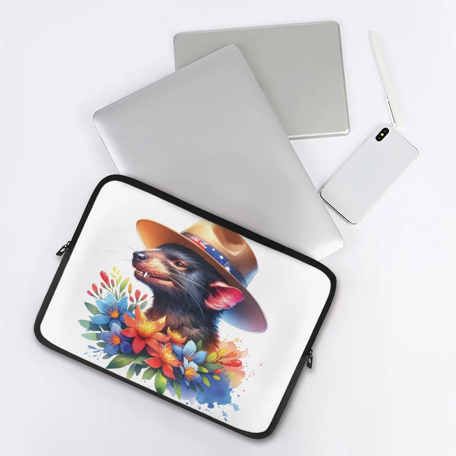 Laptop Sleeve - without handles - Australian Animals - Tasmanian Devil