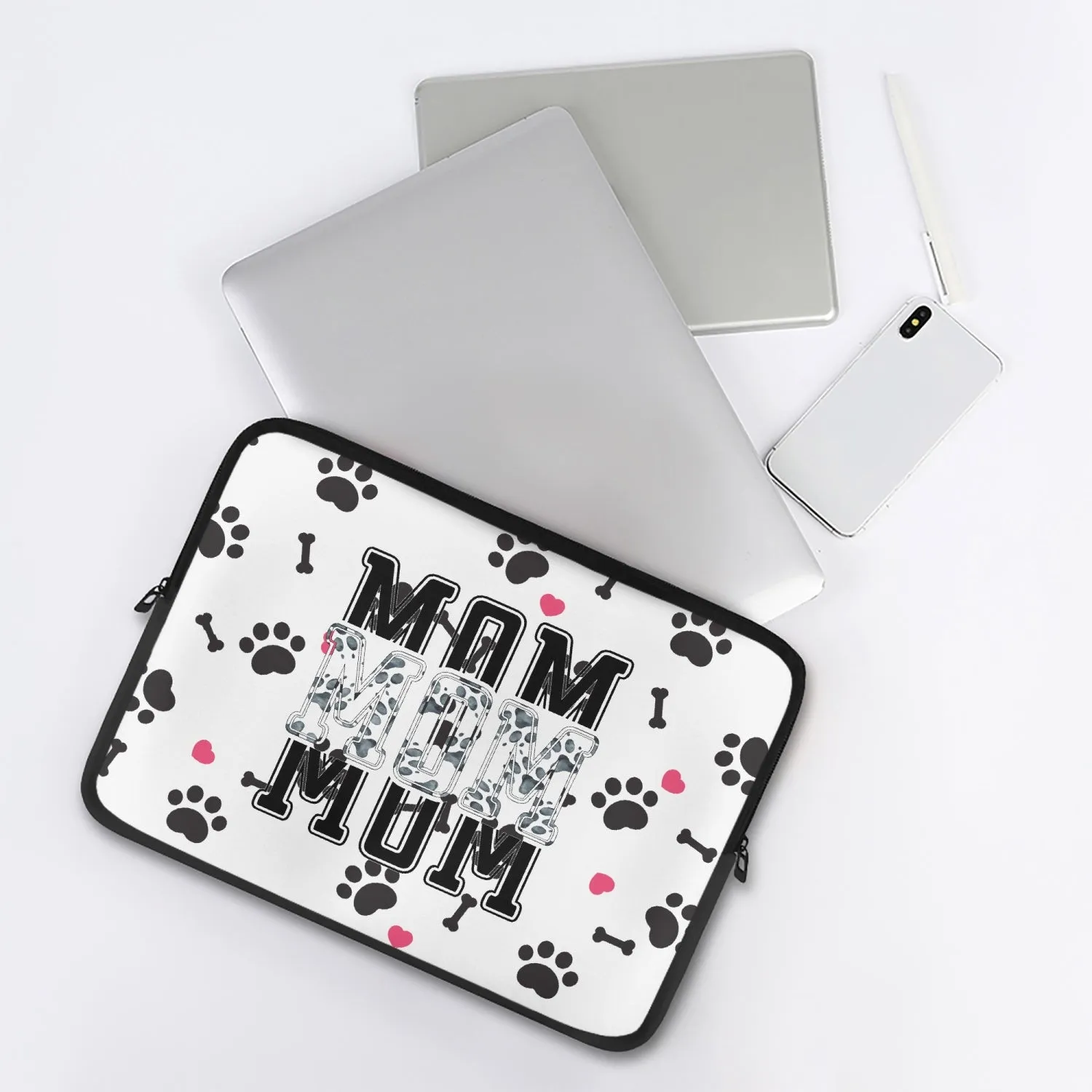 Laptop Sleeve - without handles - Dog Mom