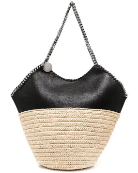 Large Falabella Shoulder Bag in Black Natural