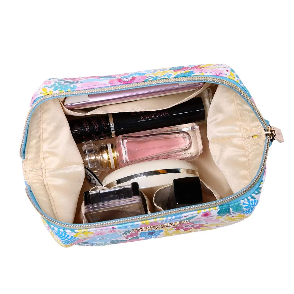 Makeup Bag Blossom Blue