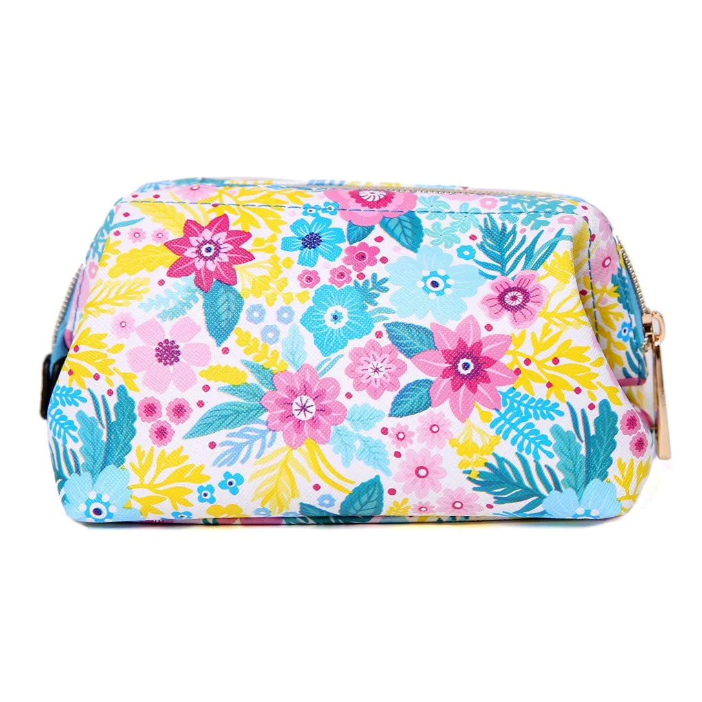 Makeup Bag Blossom Blue