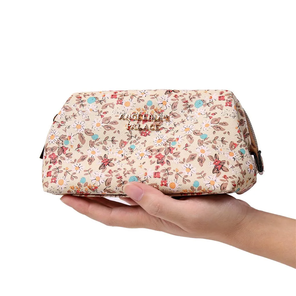 Makeup Bag Blossom Tan