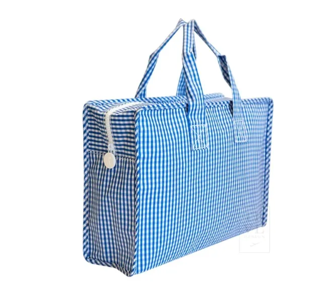 Overnight Tote - Gingham Royal