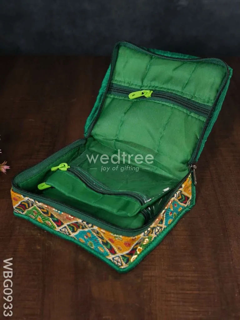 Patola Printed Jewel Organizer - Small - WBG0933