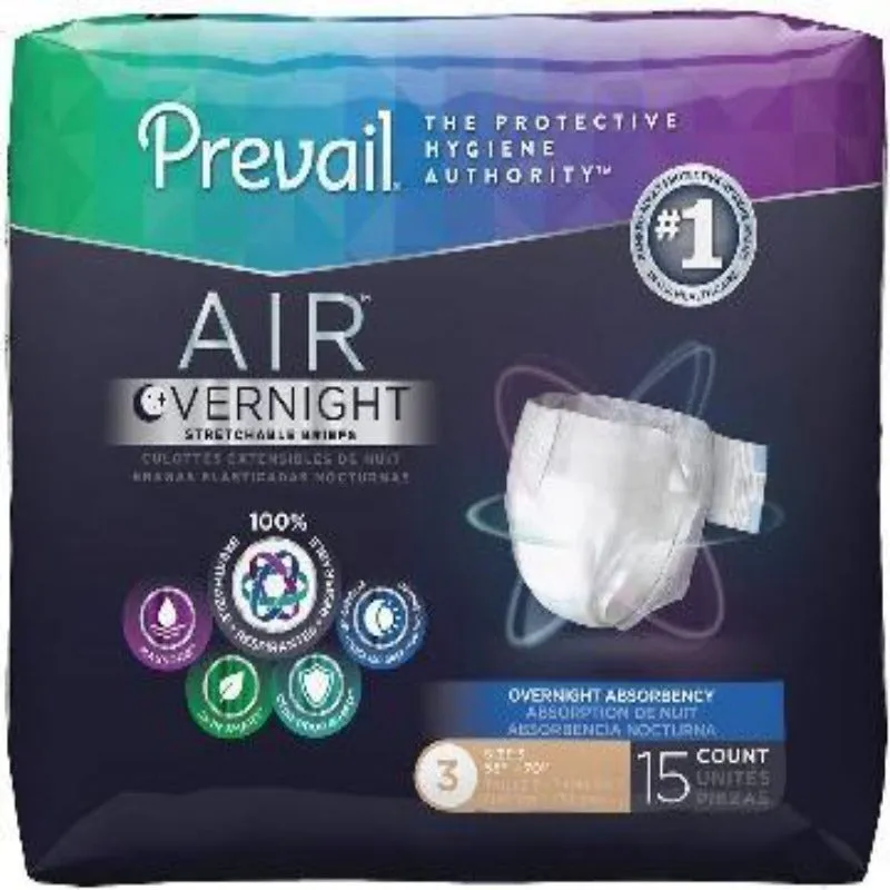 Prevail AIR Overnight Absorbency Brief