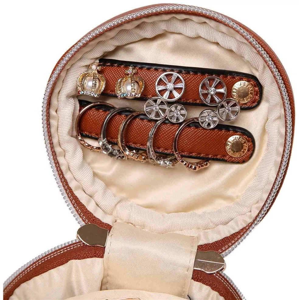 Round Jewelry Case Bran