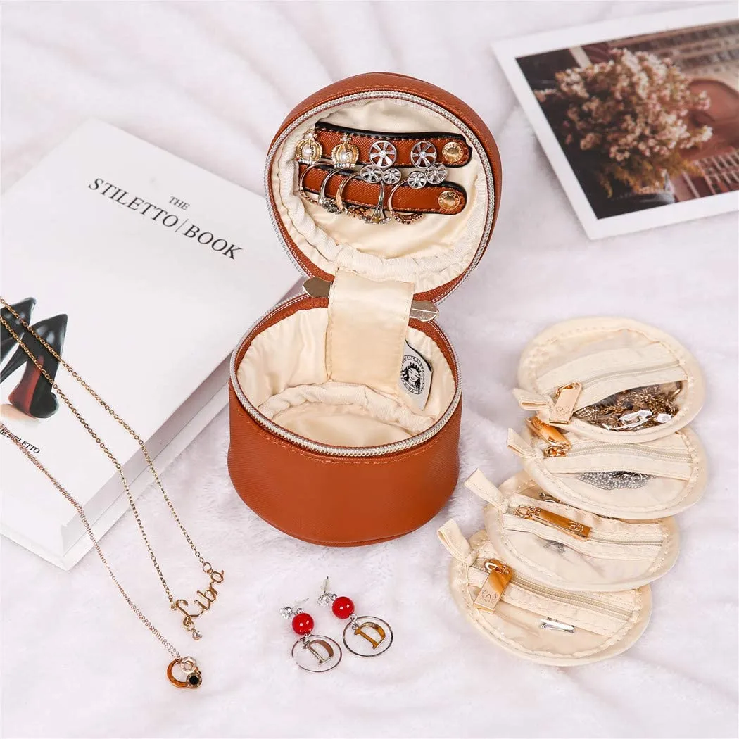 Round Jewelry Case Bran