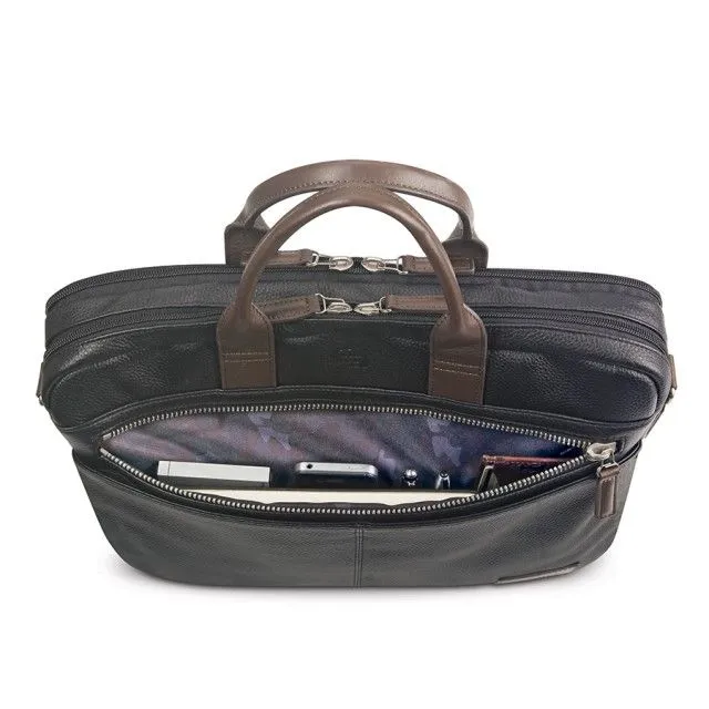 SOLO ROADSTER COLLECTION SHOREWOOD LEATHER BRIEFCASE