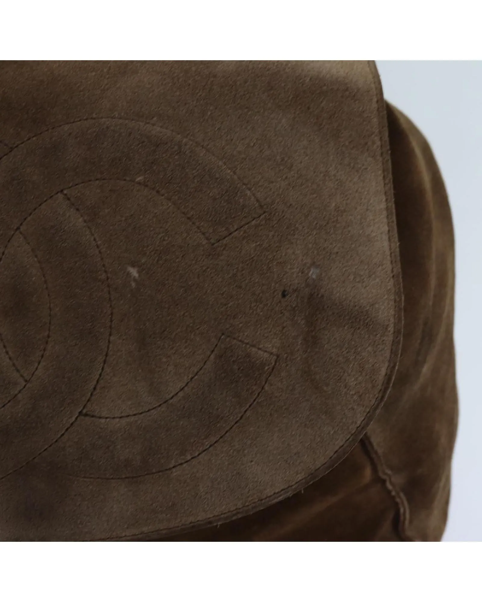 Suede Coco Mark Backpack with Minimalist Design by Italian Craftsmen