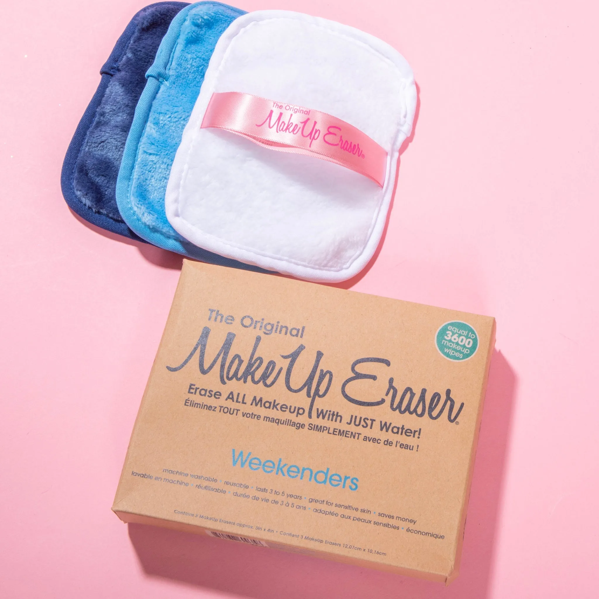 THE ORIGINAL MAKEUP ERASER (Weekenders Blue 3-Day Set)