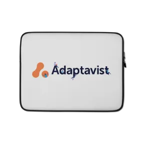 White Laptop Sleeve 13" - Adaptavist Logo People Design